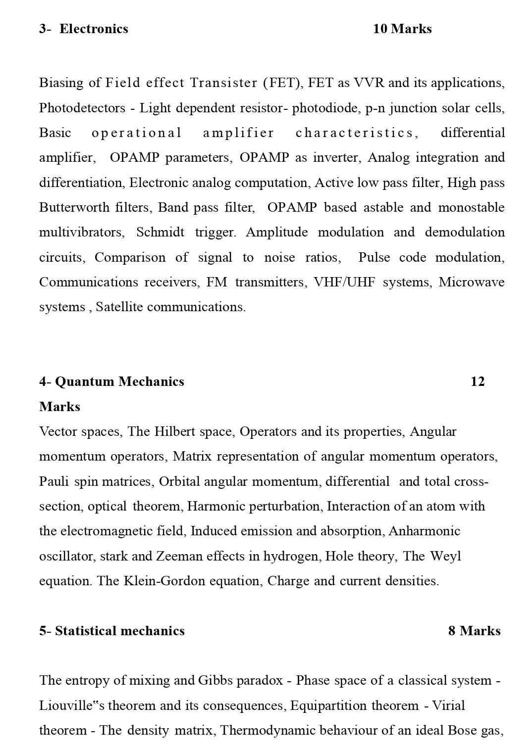 HSST Physics Syllabus 2025